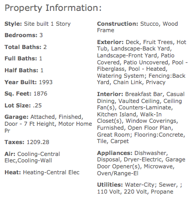  2130 LAKE HAVASU PL Lake Havasu City AZ 86404